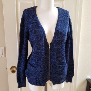 🎁 3for$18 Blue and black knit cardigan